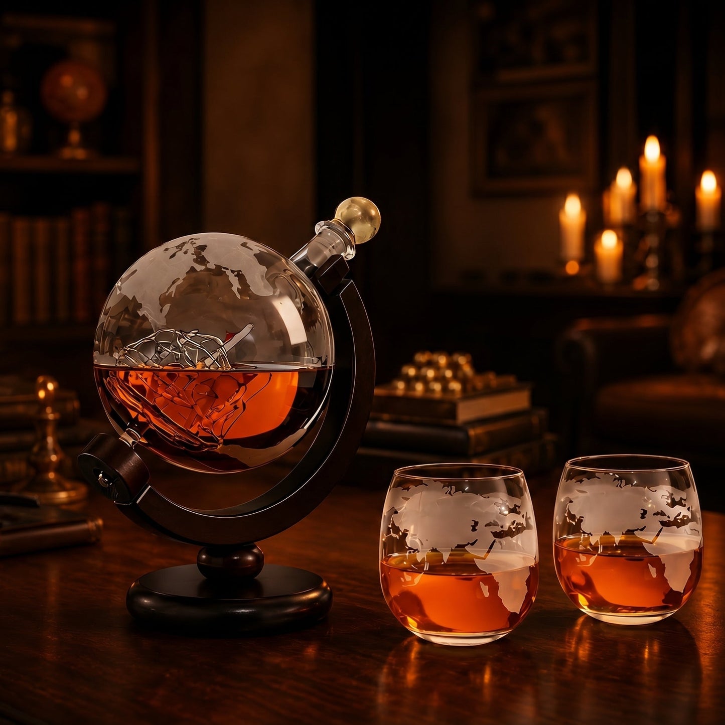 World Map Edition - Whisky Decanter