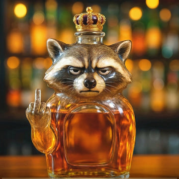 Rebel Raccoon Edition - Whisky Decanter