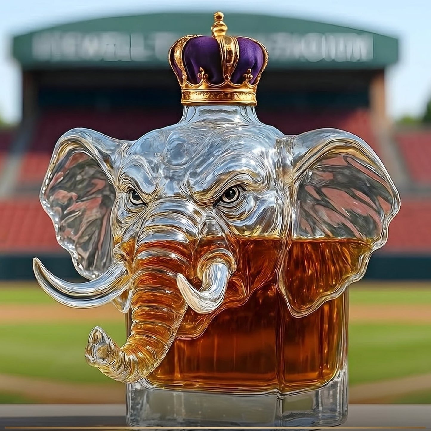 Elephant Crown Royal - Whisky Decanter