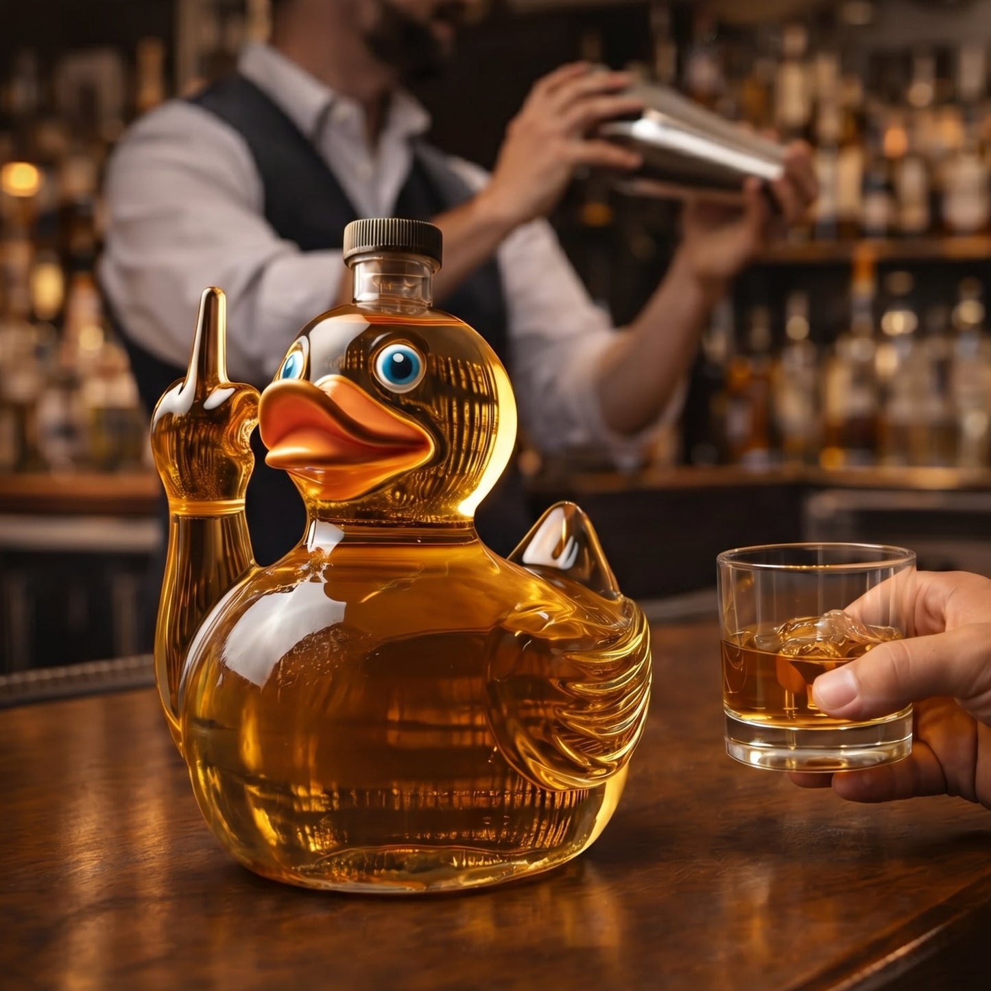 Rebel Duck Edition - Whisky Decanter