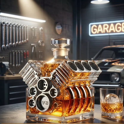 V8 Motor Edition - Whisky Decanter