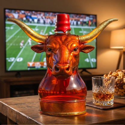 Texas Longhorns football - Whisky Decanter